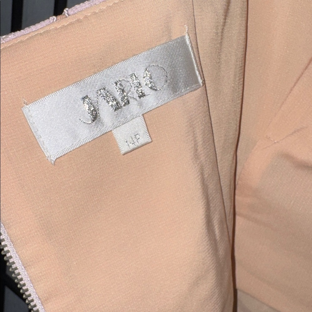 ASOS Jarlo Petite Blush Pink Lace Bandeau Midi Dress – Size 14P UK 10pUS✨ - Picture 8 of 11
